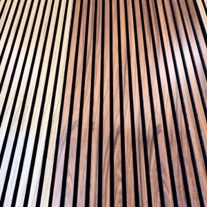 Acoustic exotic Zebrano wood  2400-2750mm x 600mm