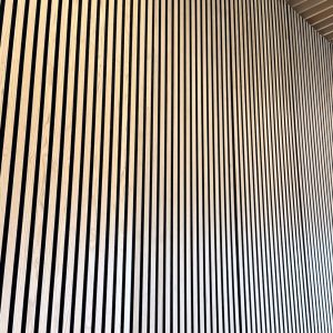 Acoustic Oak wood panel Natural color   2400-2750 mm x 600 mm